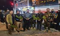 توزیع رایگان نهال بین راهپیمایان شهرستان سوادکوه با هدف توسعه فضای سبز و حفاظت از محیط زیست