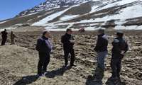 حضور میدانی و نظارتی معاون سازمان و مدیر جهاد کشاورزی آمل در روستای پردمه  