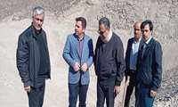 بازدید میدانی مسئولان جهاد کشاورزی و منابع طبیعی آمل از پروژه احداث استخر گزنگ لاریجان  