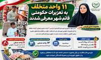 ۱۱ واحد فروشگاه متخلف به تعزیرات حکومتی قائم‌شهر معرفی شدند