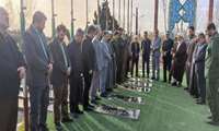 میثاقی دوباره با حماسه‌سازان/ لاریم جویبار در نخستین روز فجر میزبان تجدید پیمان با شهدا شد 