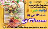 روایت دستاوردهای انقلاب اسلامی در کشاورزی استان مازندران/ تولید میوه