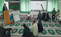 برگزاری رزمایش جهادی بهداشت جایگاه دام در روستای قاجارخیل در دهه مبارک فجر