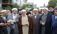 حضور حماسی مردم نکا در راهپیمایی ۲۲ بهمن با همراهی پرشور همکاران جهاد کشاورزی شهرستان