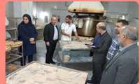 بازدید کارگروه آرد و نان از واحدهای خبازی میاندرود / رضایت نانوایان از کیفیت آرد