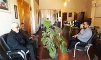 دیدار رییس ایستگاه تحقیقات گندم و جو کلاردشت با مدیر جهاد کشاورزی شهرستان