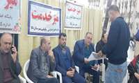 برگزاری میز ارتباط مردمی در مسجد زینبیه شهرستان نکا 