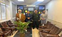 دیدار مدیر جهاد کشاورزی نکا با فرمانده جدید سپاه شهرستان