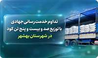 تداوم خدمت‌رسانی جهادی با توزیع بیش از یکصد تن کود در شهرستان بهشهر