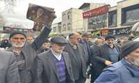 حضور پرشور کشاورزان مازندران در راهپیمایی روز قدس/ تجدید بیعت با آرمان‌های انقلاب و تأکید بر تداوم جهاد در امنیت غذایی