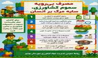 مصرف بی رویه سموم کشاورزی/ سایه مرگ بر سر انسان 