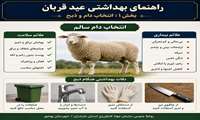   نکات بهداشتی عید قربان....شماره9