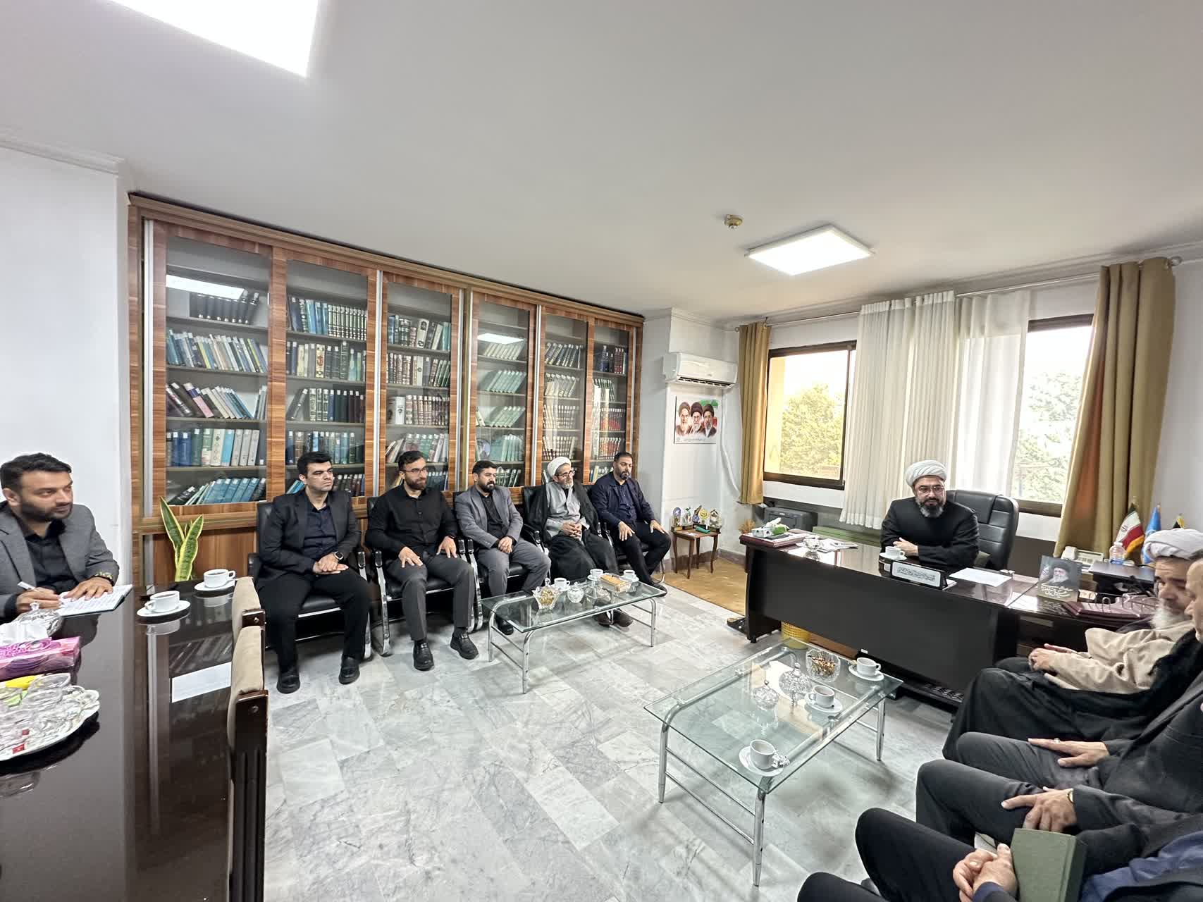 هماهنگی برای برپایی موکب خدمت‌رسانی به زائران در مراسم تشییع پیکر مطهر رهبر انقلاب در مازندران
