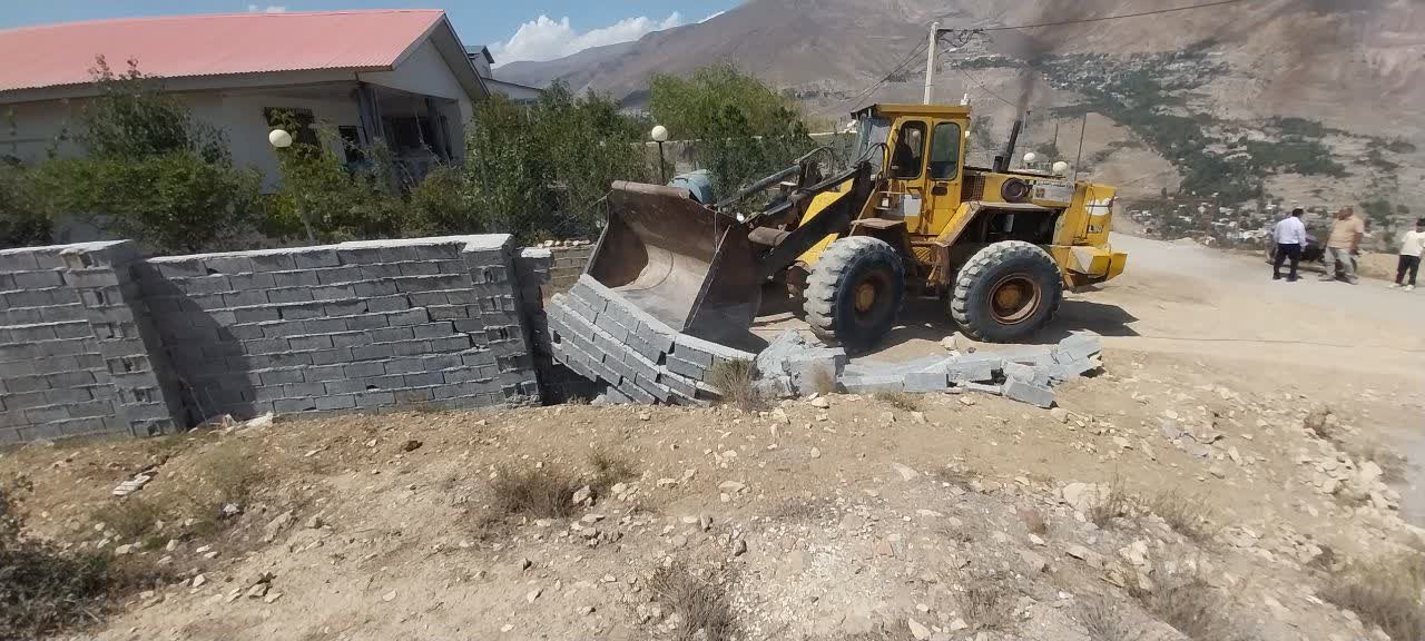 قلع و قمع ۱۰ هزار مترمربع تغییر‌‌کاربری غیر‌مجاز در شهرستان آمل 